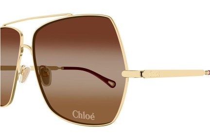 Sonnenbrille Chloe CH0278S 001 Quadratisch Gold