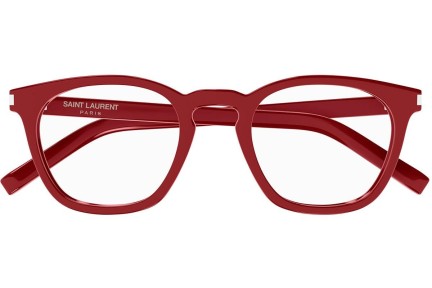 Brillen Saint Laurent SL28OPT 011 Rund Rot