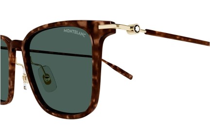 Sonnenbrille Mont Blanc MB0354S 002 Quadratisch Havanna