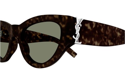 Sonnenbrille Saint Laurent SLM94 008 Cat Eye Havanna