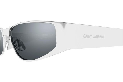 Sonnenbrille Saint Laurent SL739 001 Rechteck Silber