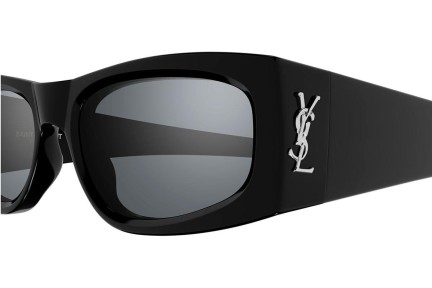 Sonnenbrille Saint Laurent SLM140 002 Oval Schwarz