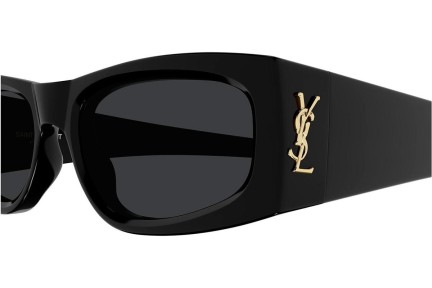 Sonnenbrille Saint Laurent SLM140 001 Oval Schwarz