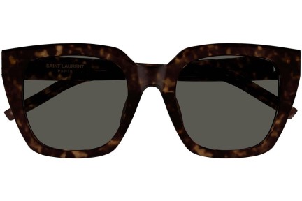 Sonnenbrille Saint Laurent SLM143 002 Quadratisch Havanna