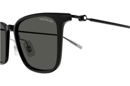 Sonnenbrille Mont Blanc MB0354S 001 Quadratisch Schwarz