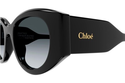 Sonnenbrille Chloe CH0251S 001 Rund Schwarz