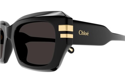 Sonnenbrille Chloe CH0256S 001 Quadratisch Schwarz