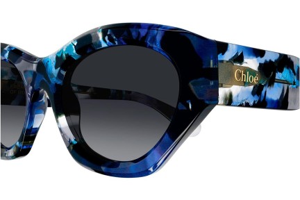 Sonnenbrille Chloe CH0220S 009 Cat Eye Blau