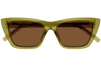 Sonnenbrille Saint Laurent SL276MICA 059 Cat Eye Grün