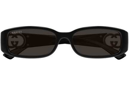 Sonnenbrille Gucci GG1661S 001 Rechteck Schwarz