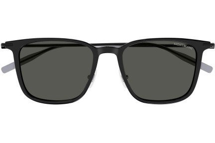 Sonnenbrille Mont Blanc MB0354S 001 Quadratisch Schwarz