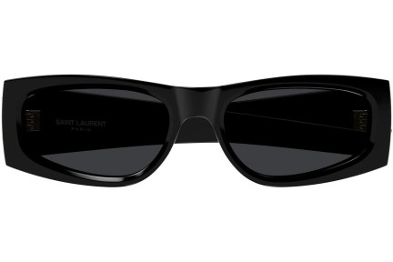 Sonnenbrille Saint Laurent SLM140 001 Oval Schwarz