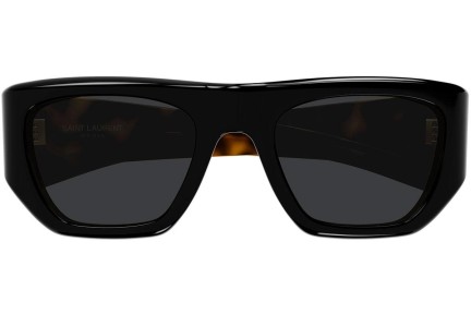 Sonnenbrille Saint Laurent SL740 004 Quadratisch Schwarz