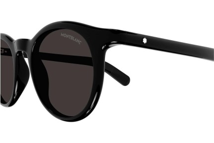 Sonnenbrille Mont Blanc MB0353S 001 Rund Schwarz