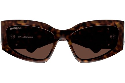 Sonnenbrille Balenciaga BB0321S 008 Rechteck Havanna