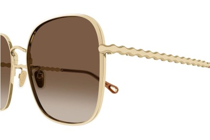 Sonnenbrille Chloe CH0255SK 003 Quadratisch Gold