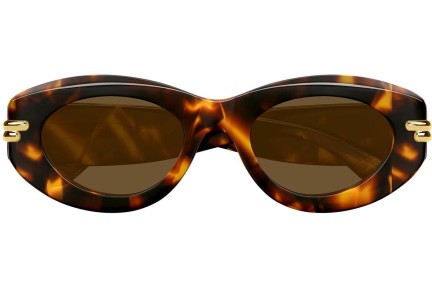 Sonnenbrille Bottega Veneta BV1322S 002 Oval Havanna