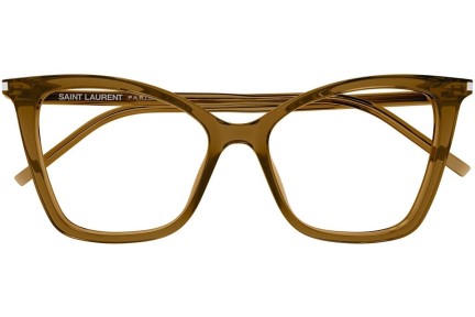 Brillen Saint Laurent SL386 009 Cat Eye Braun