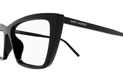 Brillen Saint Laurent SL737MICATHINOPT 001 Cat Eye Schwarz