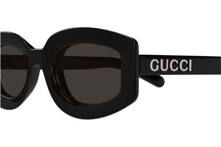 Sonnenbrille Gucci GG1719S 001 Rechteck Schwarz