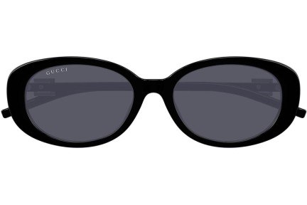 Sonnenbrille Gucci GG1684SA 001 Oval Schwarz