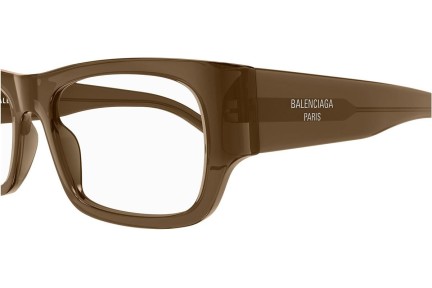 Brillen Balenciaga BB0370O 004 Rechteck Braun