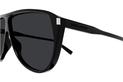 Sonnenbrille Saint Laurent SL731GASPAR 002 Quadratisch Schwarz