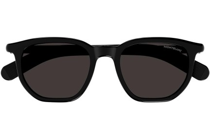 Sonnenbrille Mont Blanc MB0352S 001 Quadratisch Schwarz