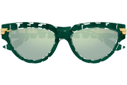 Sonnenbrille Bottega Veneta BV1035S 008 Cat Eye Grün