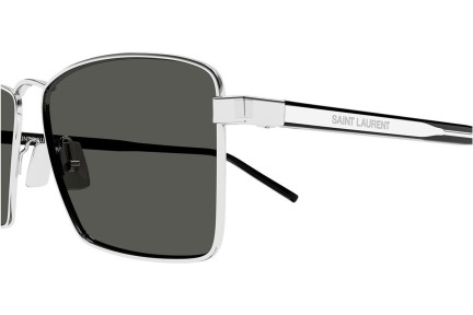 Sonnenbrille Saint Laurent SL700 002 Rechteck Silber