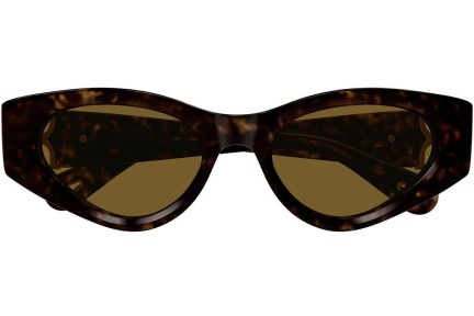 Sonnenbrille Chloe CH0259S 002 Oval Havanna