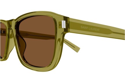 Sonnenbrille Saint Laurent SL710 005 Quadratisch Grün