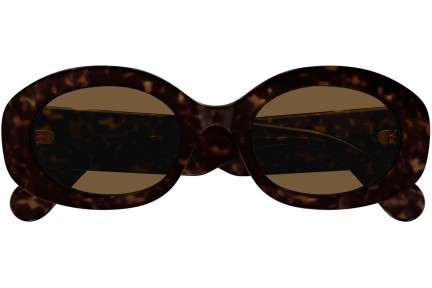 Sonnenbrille Chloe CH0258S 002 Oval Havanna