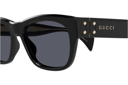 Sonnenbrille Gucci GG1706S 001 Quadratisch Schwarz