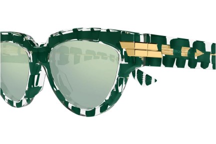 Sonnenbrille Bottega Veneta BV1035S 008 Cat Eye Grün