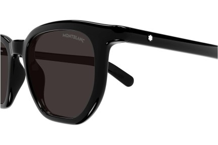 Sonnenbrille Mont Blanc MB0352S 001 Quadratisch Schwarz