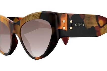 Sonnenbrille Gucci GG1704S 002 Cat Eye Havanna