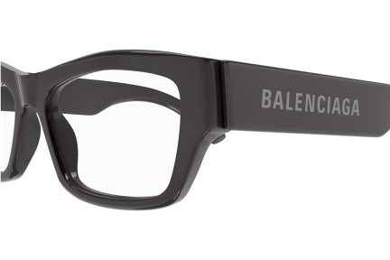 Brillen Balenciaga BB0377O 004 Quadratisch Grau