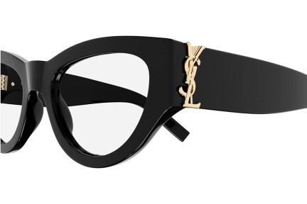 Brillen Saint Laurent SLM94OPT 001 Cat Eye Schwarz