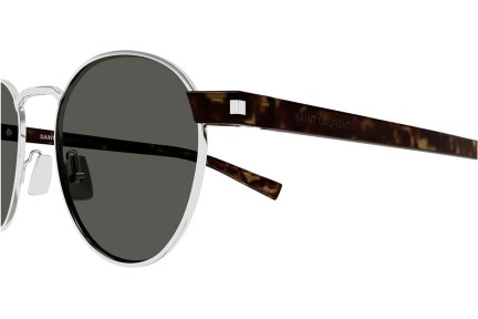 Sonnenbrille Saint Laurent SL707 001 Rund Silber