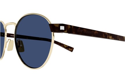 Sonnenbrille Saint Laurent SL707 004 Rund Gold