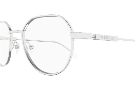 Brillen Alexander McQueen AM0479O 001 Rund Silber