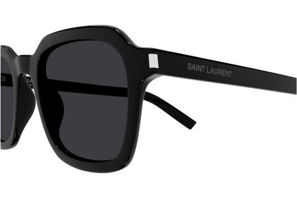 Sonnenbrille Saint Laurent SL715SLIM 001 Quadratisch Schwarz