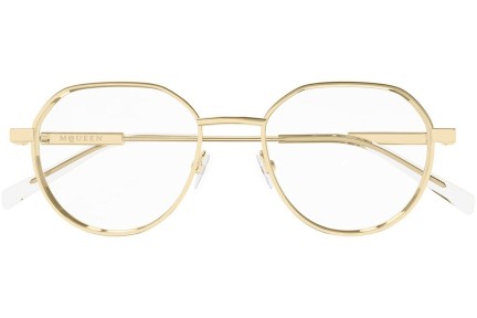 Brillen Alexander McQueen AM0479O 002 Rund Gold