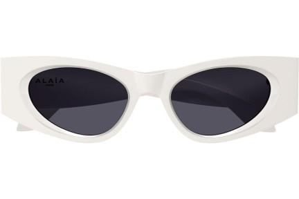 Sonnenbrille Alaia AA0075S 002 Cat Eye Weiß