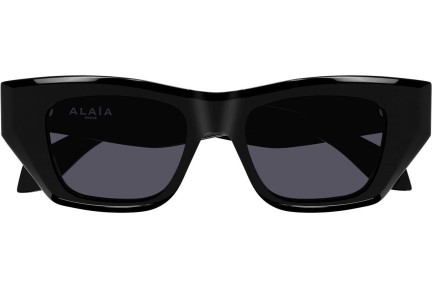 Sonnenbrille Alaia AA0074S 001 Rechteck Schwarz