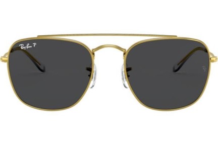 Sonnenbrille Ray-Ban RB3557 919648 Polarized Quadratisch Gold