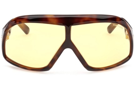 Sonnenbrille Tom Ford Cassius FT0965 52E Groß Havanna