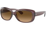 Sonnenbrille Ray-Ban Jackie Ohh RB4101 6593M2 Polarized Groß Braun