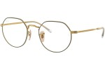 Brillen Ray-Ban Jack RX6465 2890 Rund Gold